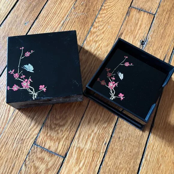 cherry blossom coasters - Picture 2 of 5